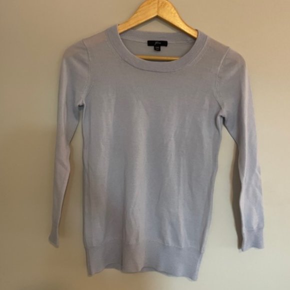 XXS Shale Blue J. Crew Tippi Sweater Merino Wool - Picture 3 of 6